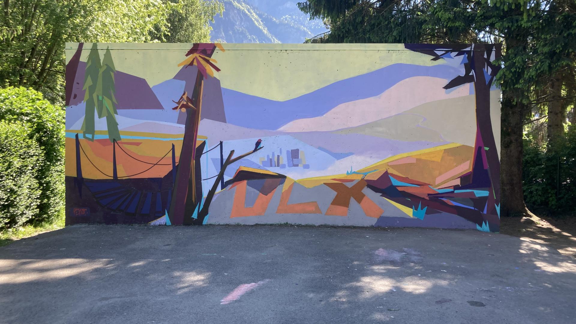 fresque murale