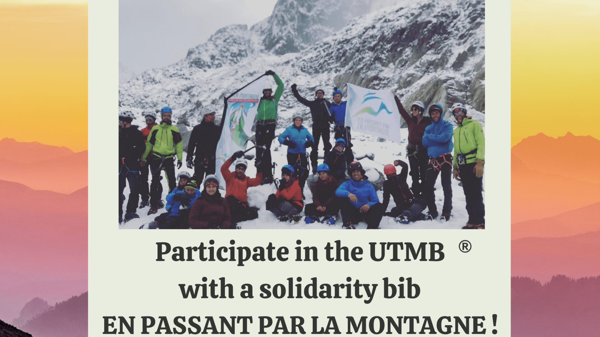 UTMB dossard solidaire