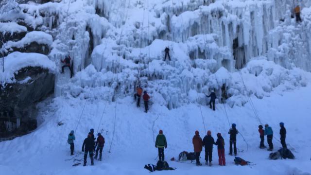 cascade de glace