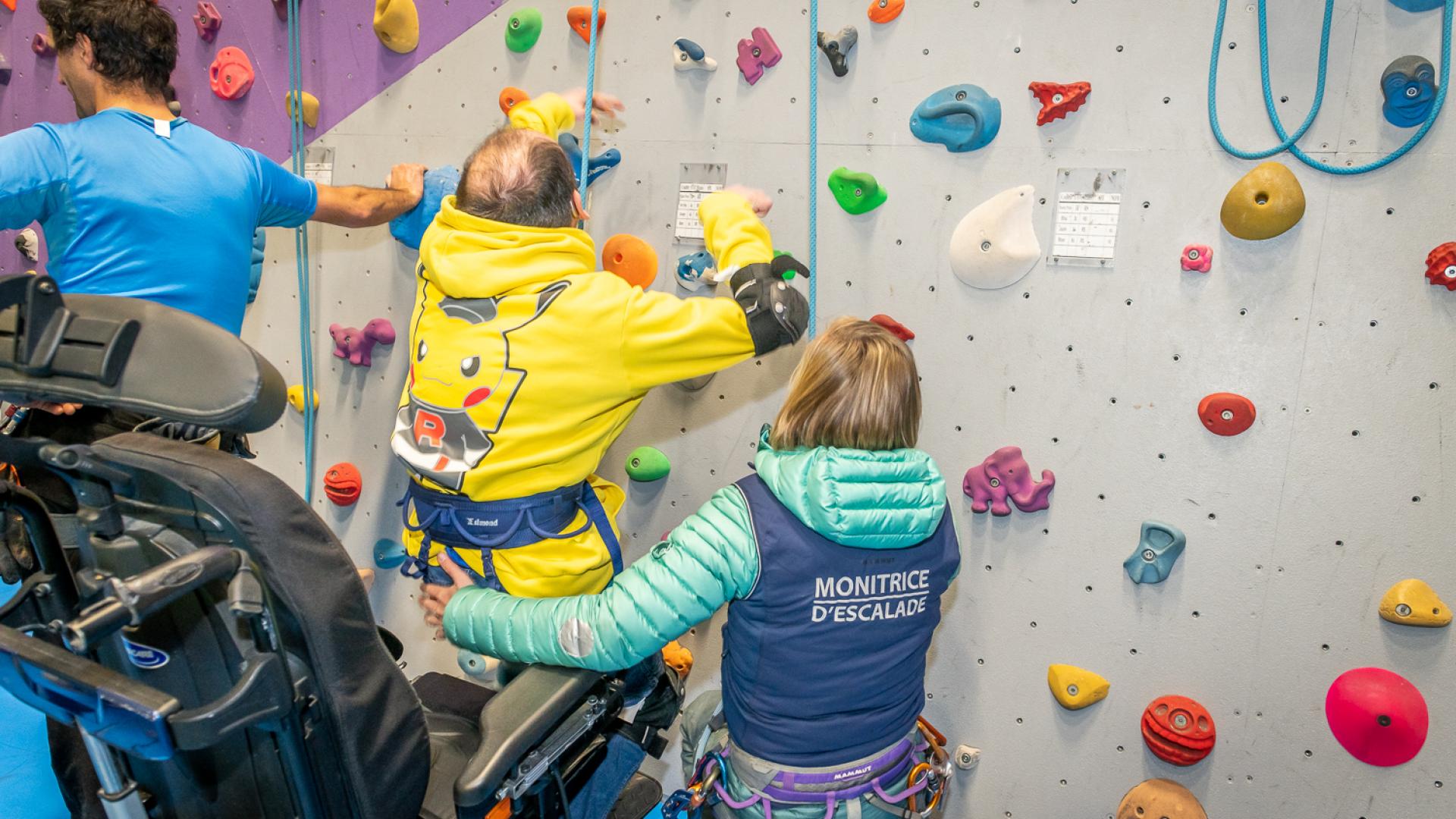 escalade en fauteuil